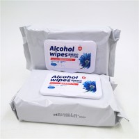 Anti-Bacterial 75% alcohol wet wipe for household cleansing