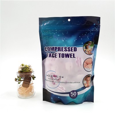 Disposable Compressed magical compress towel with Candy packing