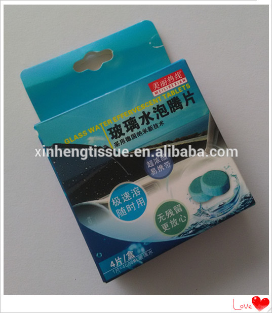 Effervescent Tablets Detergent for Car Windshield Glass cleaner